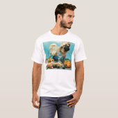 Pug Scarecrow T-Shirt (Voorkant volledig)