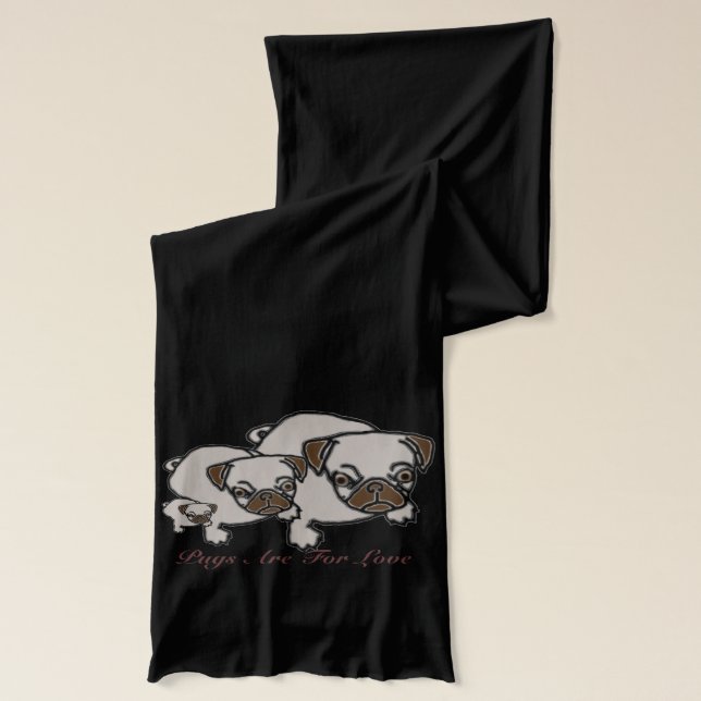 Pug Scarf Sjaal (Links)