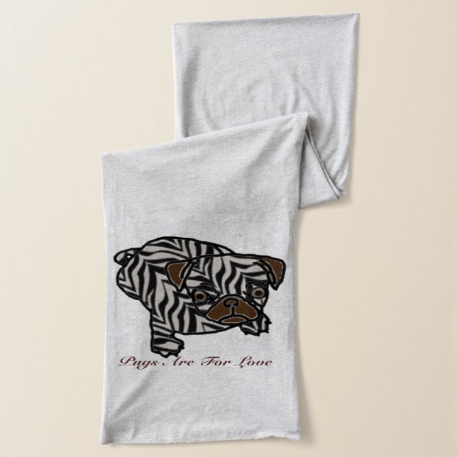 Pug Scarf Sjaal (Links)