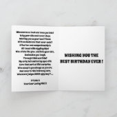 PUG schattig van de hond grappig Kaart (Binnen)