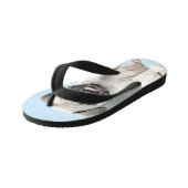 Pug schilderen - Kute Original Dog Art Kinder Teenslippers (Schuin)