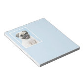 Pug schilderen - Kute Original Dog Art Notitieblok (Schuin)