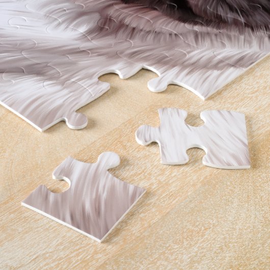 Pug schilderen legpuzzel (Zijkant)