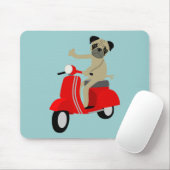 Pug scooter muismat (Met muis)