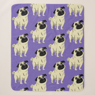 Pug Sherpa Deken