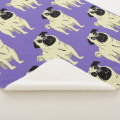 Pug Sherpa Deken (3/4)