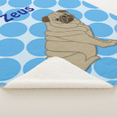 pug sherpa deken (3/4)