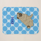 pug sherpa deken (Voorkant (horizontaal))