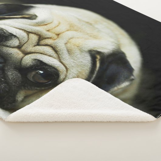 Pug Sherpa Deken (3/4)