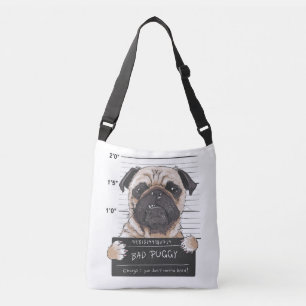 Pug Shot Crossbody Tas