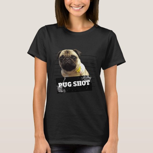 Pug Shot Essential T-shirt 372 (Voorkant)