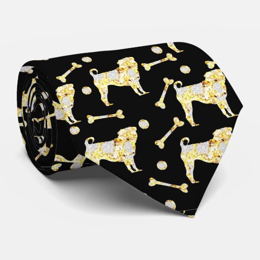 PUG SIERADEN STROPDAS (Opgerold)