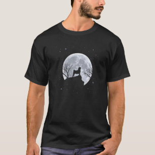 Pug Silhouet Maan T-shirt
