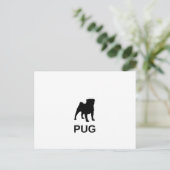 pug silo leven briefkaart (Staand voorkant)