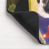 Pug (Sir) - Mona Lisa - Gepersonaliseerd Muismat (Hoek)