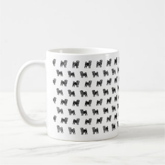 Pug Sketch Design Mok