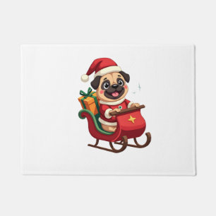 Pug sleeënrit deurmat