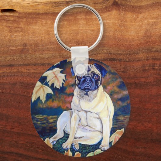 Pug Sleutelhanger (Voorkant)