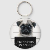 Pug Sleutelhanger (Voorkant)