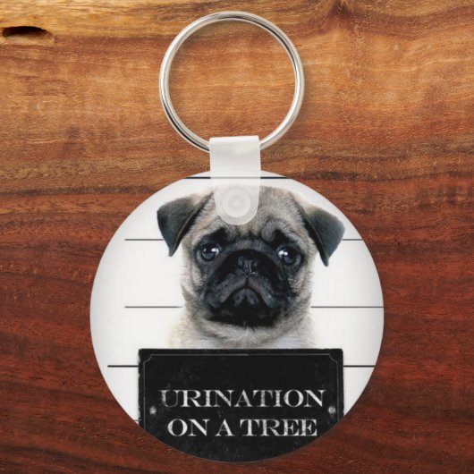 Pug Sleutelhanger (Voorkant)