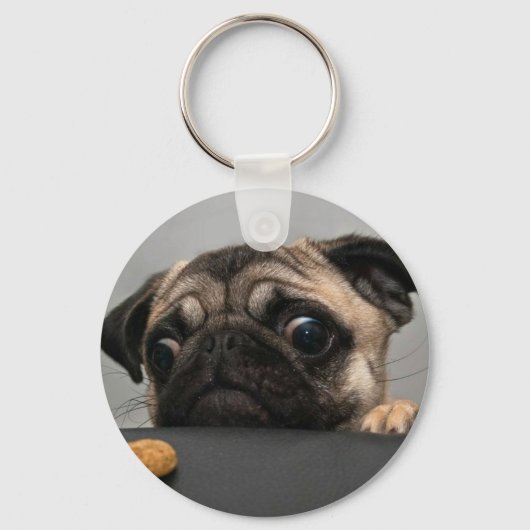 Pug Sleutelhanger (Voorkant)