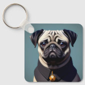 Pug Sleutelhanger (Voorkant)