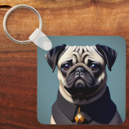 Pug Sleutelhanger