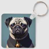 Pug Sleutelhanger (Achterkant)