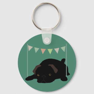Pug Sleutelhanger