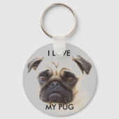 Pug Sleutelhanger (Voorkant)