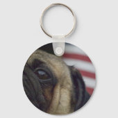 Pug Sleutelhanger # 4 (Voorkant)
