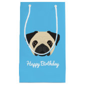 Pug Small Gift Bag Klein Cadeauzakje (Voorkant)