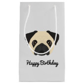 Pug Small Gift Bag Klein Cadeauzakje (Voorkant)