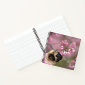 Pug Smelling Cherry Blossom Notitieboek (Binnen)