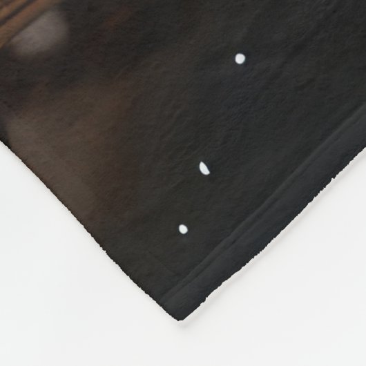 Pug Snowy Sleigh Kerstmisdecor Fleece Deken (Hoek)