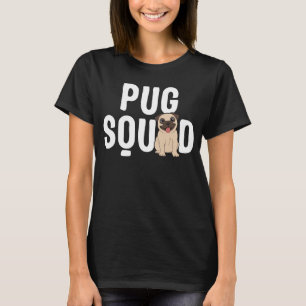Pug Squad Kinder Jongens Meisjes Hond Vrijwilliger T-shirt