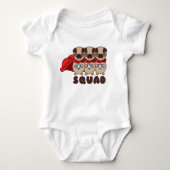 Pug Squad pugs to the Rescue Baby T-shirt Bodysuit (Voorkant)