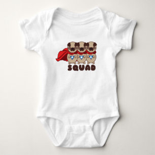 Pug Squad pugs to the Rescue Baby T-shirt Bodysuit