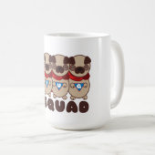 Pug Squad pugs to the Rescue Coffee Tea Mok (Voorkant rechts)