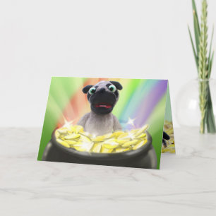Pug St. Patrick de Kaart van de Dag