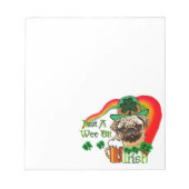 Pug St. Patrick Notitieblok (Voorkant)