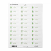 Pug St Patrick's Day nb Labels (Full Sheet)