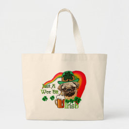 Pug St. Patrick's Grote Tote Bag