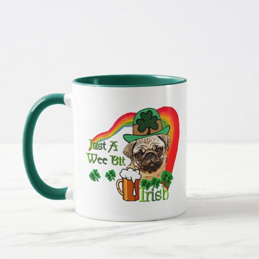 Pug St Patricks Mok (Links)