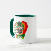 Pug St Patricks Mok (Voorkant links)