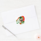 Pug St Patricks Vierkante Sticker (Envelop)