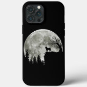 Pug Stand Op Berg Spooky Halloween Moon Case-Mate iPhone Case (Achterkant)