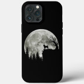 Pug Stand Op Berg Spooky Halloween Moon Case-Mate iPhone Case (Achterkant)