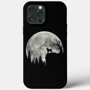 Pug Stand Op Berg Spooky Halloween Moon Case-Mate iPhone Case