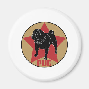 Pug Star Magneet